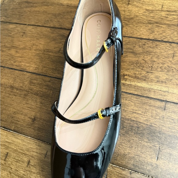 Cole Haan Black Patent Leather Mary Jane Flats - Picture 2 of 4